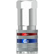 Séries 550 eSafe, DN 11 - Coupleur CEJN en acier zingué et laiton - Débit élevé et compact_3