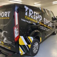 Adhésif spécial pour décoration et marquage publicitaire sur petit utilitaire