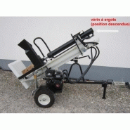 Fendeuse thermique tractable professionnelle 22t - 110cm - 6,5cv - fendeur remorque marque lumag - hb22lpro