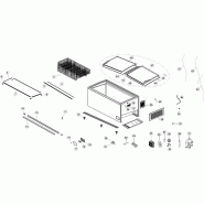 Réfrigérateur / congélateur de supermarché noir 500 L - Noir | Tefcold - SFI185BHC-CFVS_3