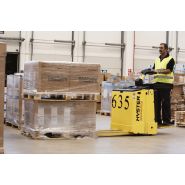 Transpalette Hyster équipé d'une direction assistée et d'une accélération rapide