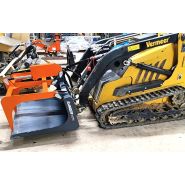 Grappin crocodile multifonction - porte-outils Toro Dingo, Ditch Witch, Vermeer - vérin 1000 kg - largeur 107 cm_4
