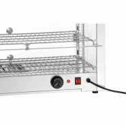 Vitrine chaude professionnelle 6200 2EK - 80 L - Double accès avec portes relevables | Bartscher_3
