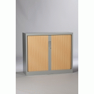 Armoire en tôle laminée avec perçage pour fixation des tablettes