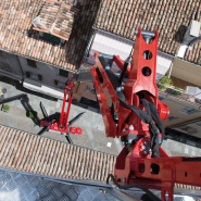 Nacelle araignée sur chenille compacte Spider 27.14 - capacité 230kg - hauteur de travail 27.10m - portée latérale 15.11m_3