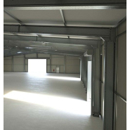 Structure de stockage démontable en acier galvanisé disponible en vente ou location