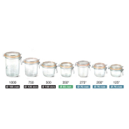 Lot de 6 bocaux Terrine Le Parfait Super - 350 g - Ø 85 mm (joint compris) - fermeture inox_3