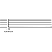 Rail de guidage Tactiline 4GCI/1-2 - Accessibilité visuelle et tactile - Marque Romus_3