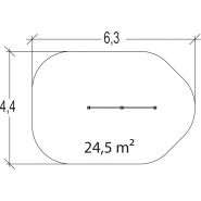 Espalier double Senior - Proludic - JPS11-S-M - 0,10 m de profondeur - Parcours santé métal - Accessible dès 14 ans_3