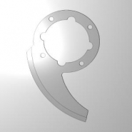 Lame multifonction ou lame chopper - Adiamas - acier inoxydable électropoli pour hachoirs et mixeurs_3