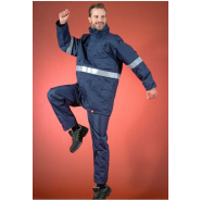 Parka multirisques ATEX intempéries - Réf. 045*MRPHV - Bandes rétroréfléchissantes ignifuges - Capuche enroulée_3