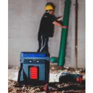 Projecteur de chantier LED Gladiator SLI B18V - 4000lm, sans batterie, compatible Bosch 18V - Garantie 3 ans - Réparable_3