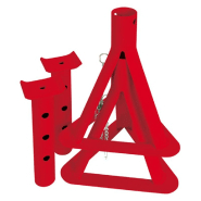 Carpoint ensemble de support d'essieu 2 pièces 2000 kg rouge 439324_3