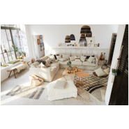 Chauffeuse d'angle Nomad 110 x 110 cm - Home Spirit - Structure en hêtre, assise Plumtex 35 kg/m3, déhoussable_3