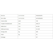 Conteneur grillagé standard pour le stockage, la manutention et le transport de produits divers - charge utile 800 kg_3