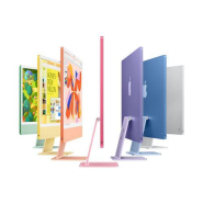 IMac 24p M4 16Go 512Go pour bureautique fluide, création légère et multimédia au quotidien - Rose_3