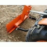 Outil de 1.20m pour microtracteur, lame fixe pour sol et neige