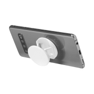 Support antibactérien pour téléphone portable - plastique rond avec base auto-adhésive - conforme ISO 22196_3