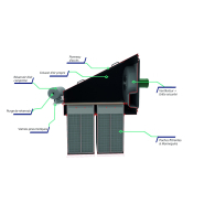 Dépoussiéreur encastrable pour silos et transporteurs à bande - Jetline® E - Compact et efficace avec recyclage des poussières_3