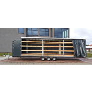 Remorque porte voiture-plateau - Bâche haute 1,80m, 9,00 X 2,30 M, 3500 KG - TA-NO TRIO PREMIUM 35.90_3