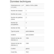 Box de stockage Solidmaxx C2.1 - 274682W - Pour fûts et cuves IBC/GRV avec bac de rétention monobloc_3