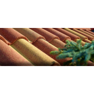 Tuiles métalliques canal ou romane, revêtues de pierre naturelle - METROTILE® Canal ROMANA_4