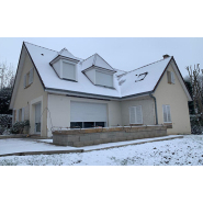 Véranda sur mesure en aluminium Blanc - Vitrage teinté_3