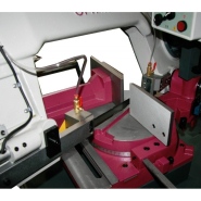 Scie à ruban professionnelle Optimum S 350 DG - 3290350 - grandes capacités de coupe pour métaux - angle de -45° à +60°_3