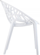 Lot de 8 Fauteuils empilables - Polycarbonate - CRYSTAL_3