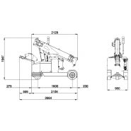 Mpk20 - mini grue - Jekko - 2000 kg - idéale pour manutention industrielle et manipulation du verre_3