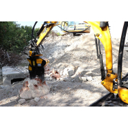 Pince croc béton MB-P160 - pour pelles 1,5-3T et tractopelles 4-6T - rotation 360°_3