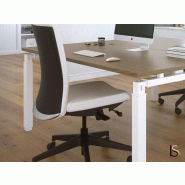 Bureau bench 2 personnes ROCK - MOBEL LINEA - 120, Acacia clair_3