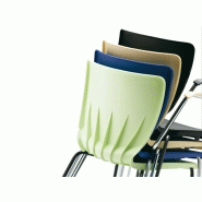 Chaise de collectivité IXUM - monocoque en polypropylène - modèle empilable_3