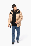 Parka matelassée à capuche bi-ton unisexe - Tissu antistatique et déperlant - Réf: K6163_3