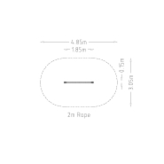 Parcours sportif Slackline 2m pour enfants - réf 8098853 - HAGS_3