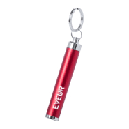 Porte-clés lampe de poche - plastique avec 1 LED - gravure lumineuse - livré avec piles bouton_3
