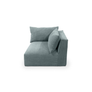 Chauffeuse d'angle Cyclade 100 x 100 cm - Home Spirit - Modulable et déhoussable avec mousse mémoire de forme_3