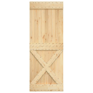 Vidaxl porte narvik 85x210 cm bois massif de pin 154444_3