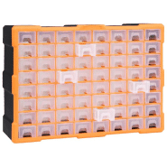 Vidaxl organisateur multi-tiroirs avec 64 tiroirs 52x16x37,5 cm 147579_3