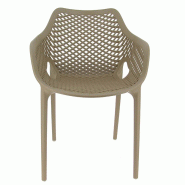 Fauteuil de restaurant exterieur Air - TAUPE_3