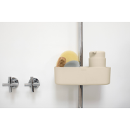 Serviteur de douche -Soft Beige Brabantia ReNew UGS223464 - Rangement pratique et flexible pour vos produits de douche_3