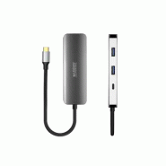 Urban Factory MHC40UF station d'accueil Avec fil USB 3.2 Gen 1 (3.1 Gen 1) Type-C Gris_3