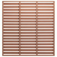 Vidaxl panneau de clôture wpc 180x180 cm marron 318109_3