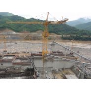 MD 1600 Topbelt 24 - Grue à tour Manitowoc - Hauteur sous crochet 91,6 m (300,5 ft) - Convoyeur béton intégré_3