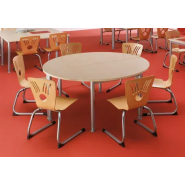 Table polyvalente demi-ronde hauteur fixe ou réglable en hauteur So Granada_3