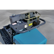 Mini-dumper compact 900 kg, motorisation essence et pompe à débit variable