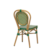 Chaise de terrasse empilable adaptée à un usage extérieur et intérieur