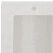 Vidaxl niche de douche avec 2 compartiments blanc mat 41x51x10 cm 151396_3