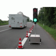 Feu tricolore économique pour jonctions et carrefours