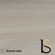 Table de réunion design Star - Mobel Linea - 220, Anthracite, Acacia clair_3